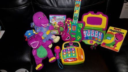Barney toys movie book stuffed animals dolls
