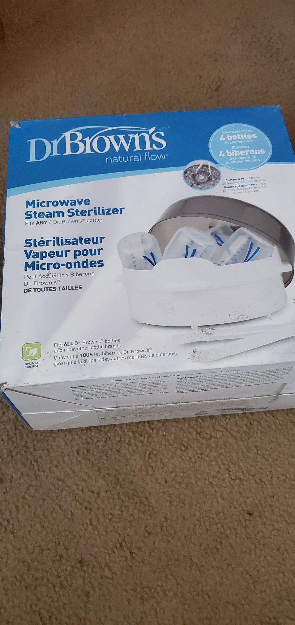Dr browns microwavesteam sterilizer