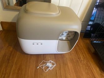 Pet snowy cat liter box