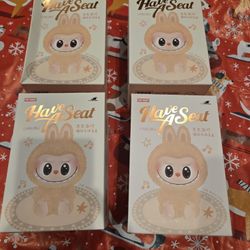 Christmas Gift🎄🎁 Brand New Sealed Popmart Authentic Labubu Have A Seat Plushes