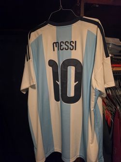Adidas Argentina Messi #10 Soccer Jersey