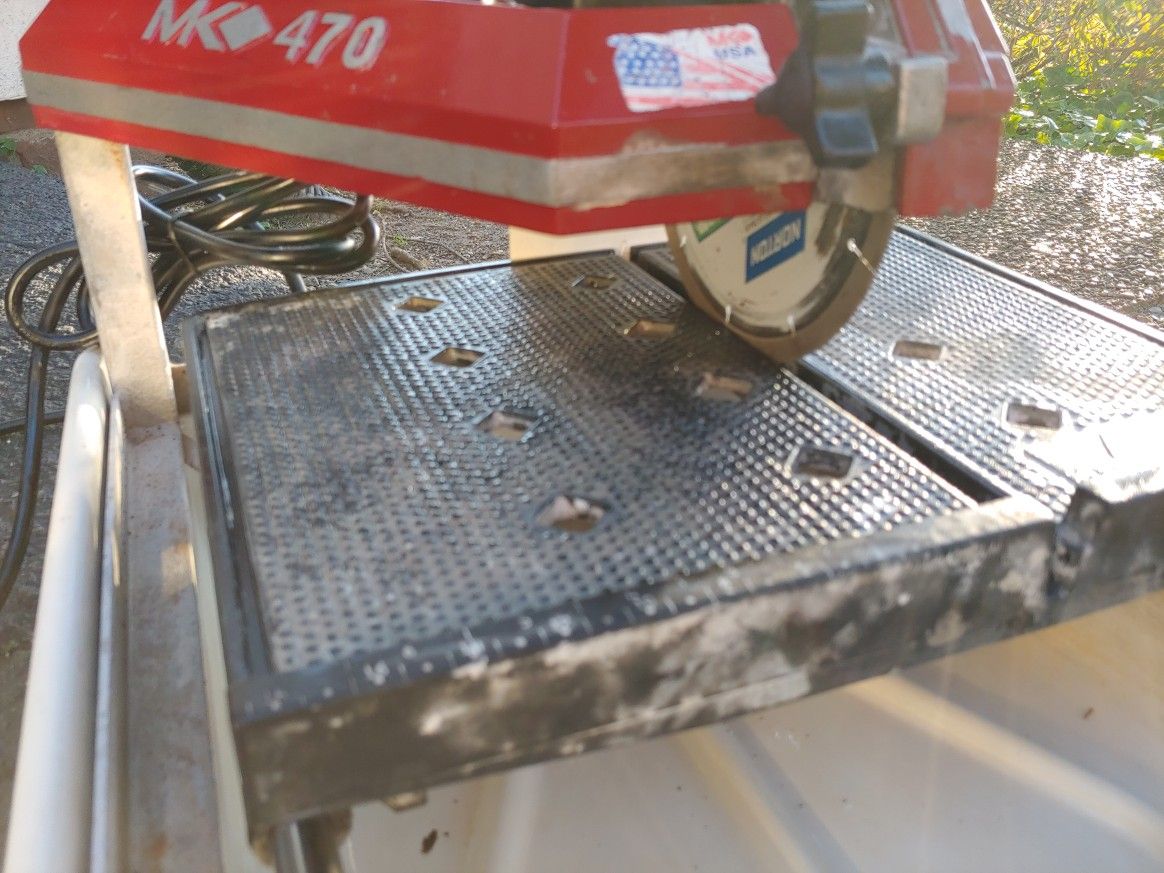 MK 470 Tile Saw 7" Blade for Sale in Cleveland, TN OfferUp