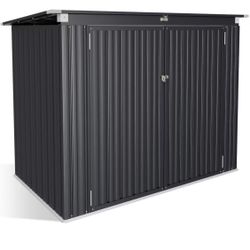 Aoxun 3.3' x 5.6' Metal Storage Shed -