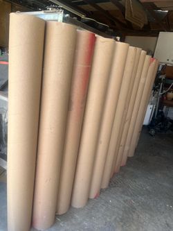 Hard cardboard cylinders