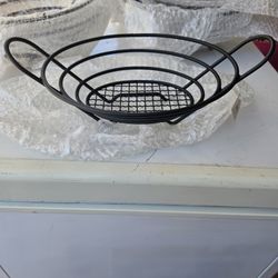 Tablecraft Black Oval Display baskets