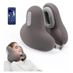 Travel Neck Pillow with Bluetooth Headset