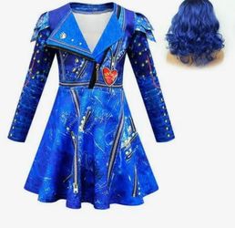 Mal cosplay dress and wig
