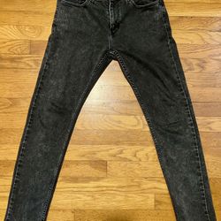Levis 512 Stretch 30x32 Faded Black Great Condition Used