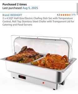 Heated Serving tray