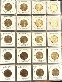 20 2007 D George Washington Presidential Dollar