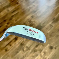 The Wilson 8802 Putter 35” $100