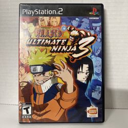 PLAYSTATION 2 PS2 - Naruto Ultimate Ninja 2 (Complete With Manual