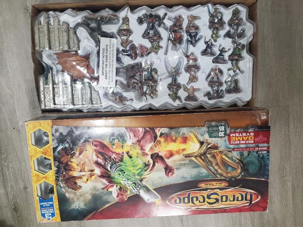 HEROSCAPE THE BATTLE OF ALL TIME rise Of Valkyrie Exclusive Limited Edition Extras Hasbro Build and Battle Game