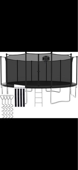 16 foot unused trampoline in box