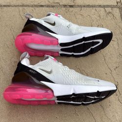 New Nike Air Max 270 Photon Dust Silver Shoes Women’s 12, Men’s 10.5