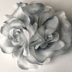 10 New Flower Hair Ties Clips Brooches Combo In Many Colors