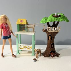 Barbie Animal Rescue Center With 8 Animals