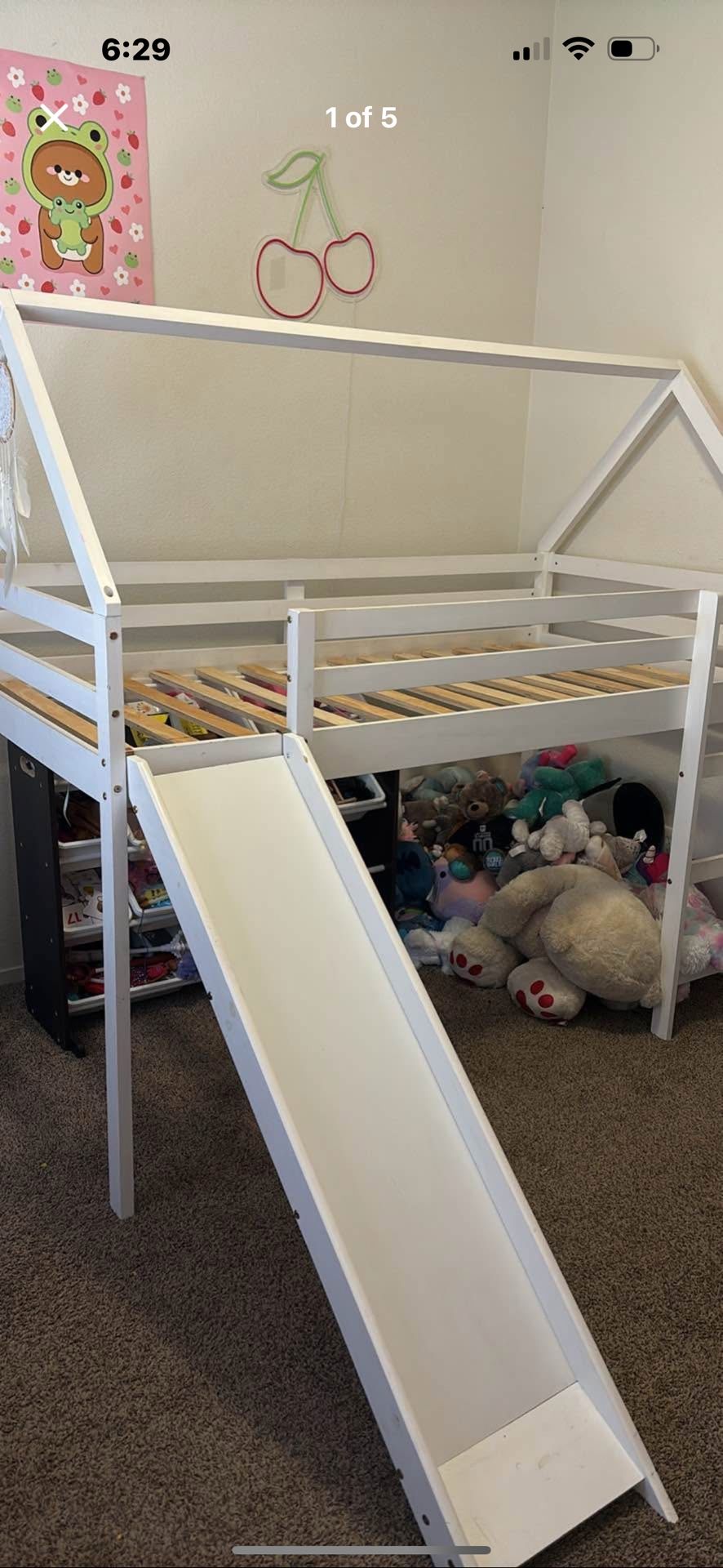 Kids Bed With Slide