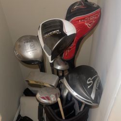 Golf Clubs And Bag 