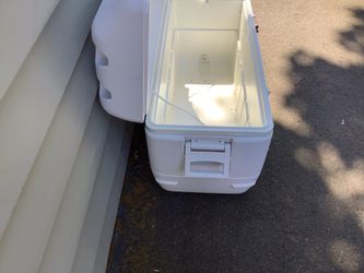 Large White Hard-Sided Cooler
