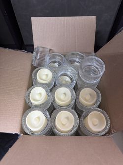 Glass Candle Holders 