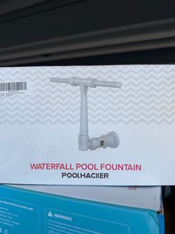 PoolHacker Waterfall Pool Fountain