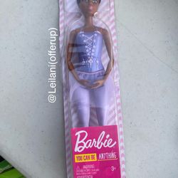 Barbie You Can Be Anything Doll Ballerina African American For Toddlers Or Girls For Ages 3+