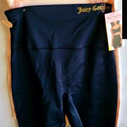 JUICY COUTURE WOMEN'S 2 PACK SHAPING SEAMLESS BIKER SHORTS NEW Size L  