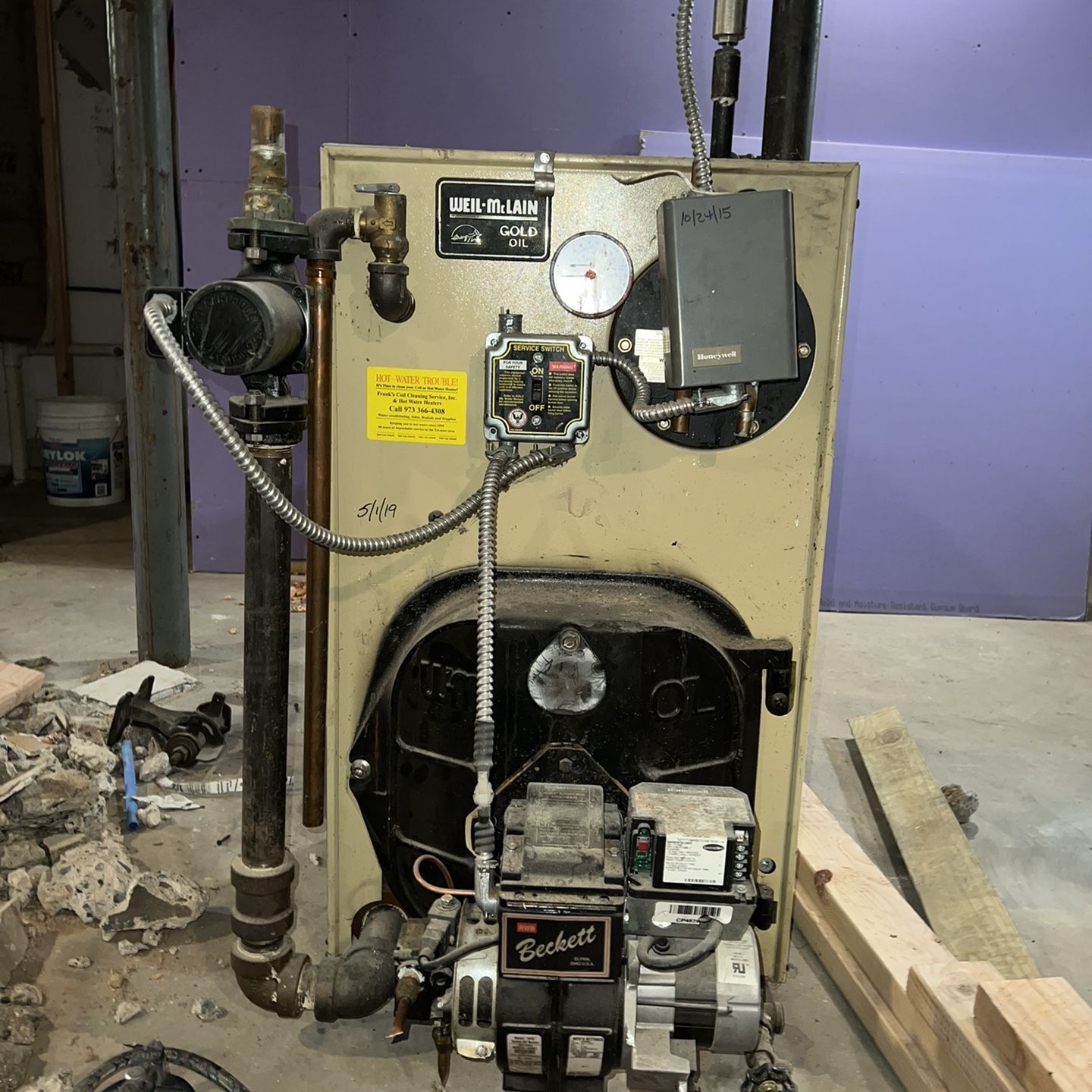 Weil-Mclain WTGO-3 Series 3 - Oil-Fired Water Boiler for Sale in U Saddle  Riv, NJ - OfferUp