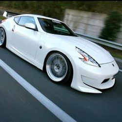 Rocker PANELS Nissan 370z FairLady Z Z34 AMS-GT SIDE SKIRTS Weekend Sale Bodykit Bodykits Body Kits Body Kit Liquidation Sale 