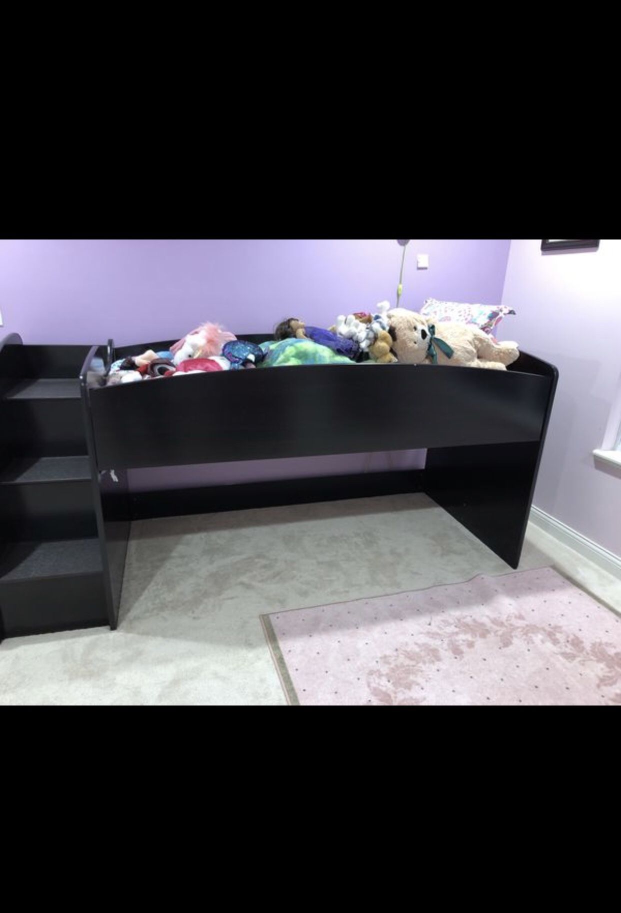 Loft twin bed, excellent condition 200$obo