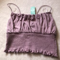 Purple Crop top 