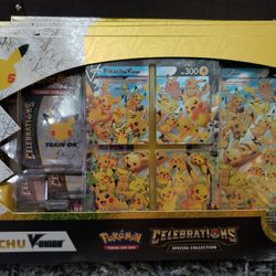 🔥 Pokemon Celebrations Pikachu V Max Collection Box