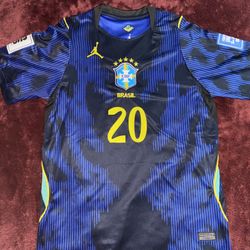 ESTÊVÃO Home Brazil National Team World Cup 2026 Jersey With Patches Size S/M
