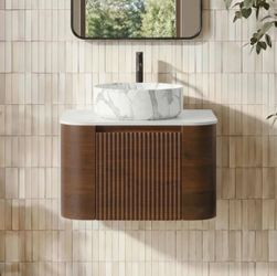 Floating vanity sink new in box