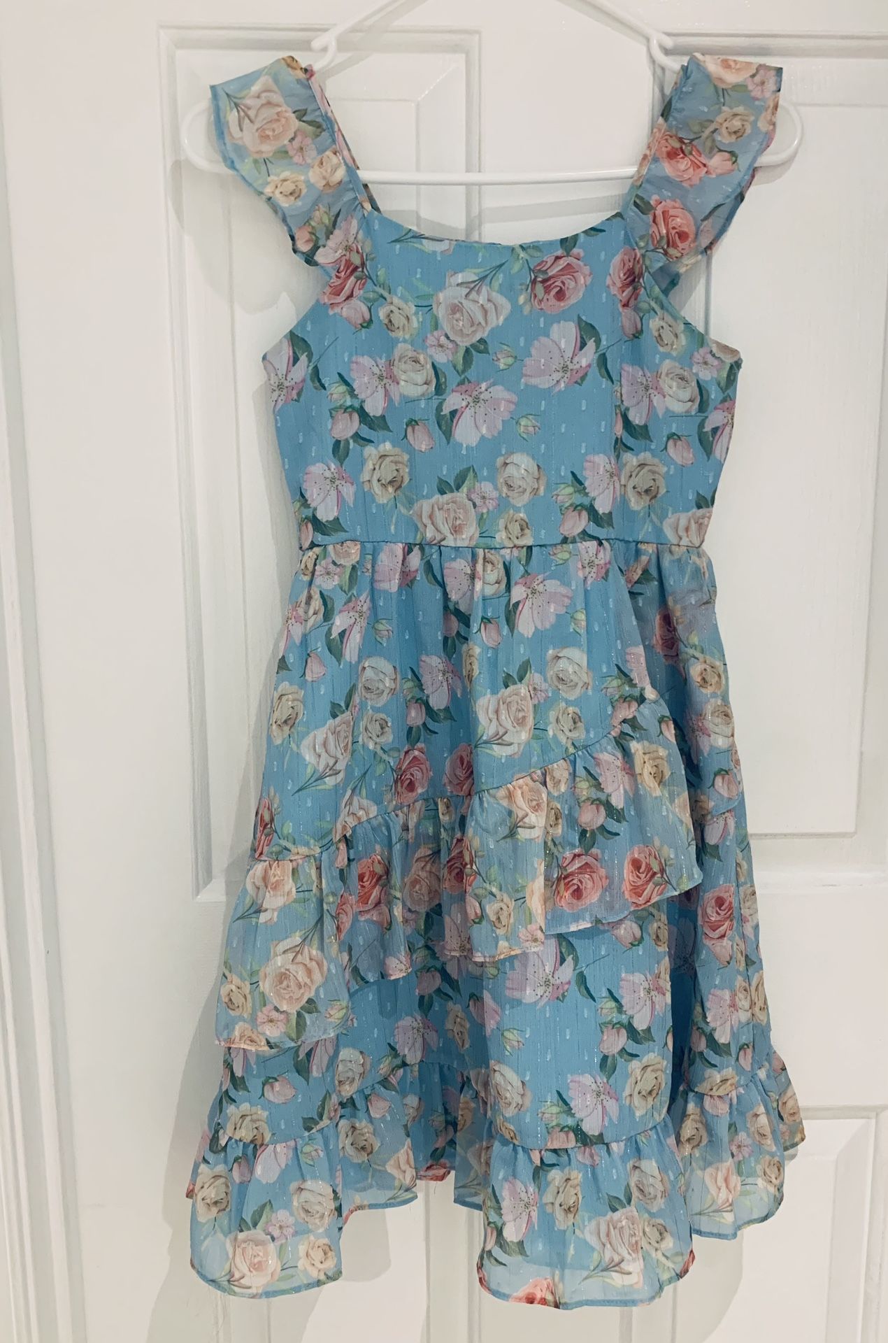 Blush by US Angels Girls Floral Dress, Size 10