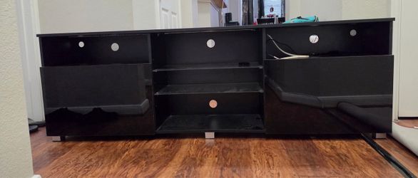 TV stand with lights