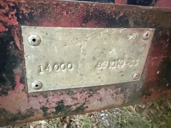 14000 12 ft trailer.