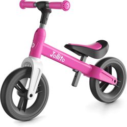 JOLLITO Toddler Balance Bike/ bicicleta de balance para niña
