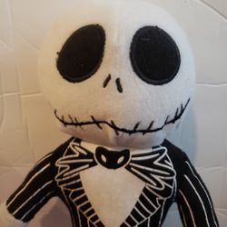 Disney Nightmare Before Christmas Jack Skellington Plush Doll 9.5"  W5