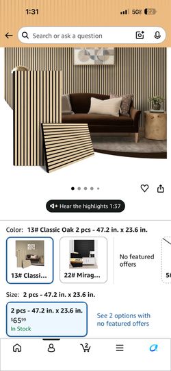 Wall panel 8 piece