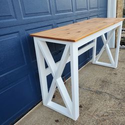 Farmhouse Breakfast Bar / Standing Desk / Craft Table