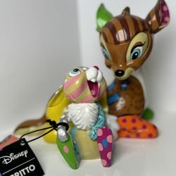 Enesco Disney by Britto Bambi with Thumper Stone Resin Figurine