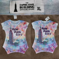 Kids Tie Dye New York City Decal Sz XL