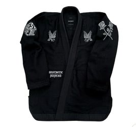 Black Gi fight aesthetic