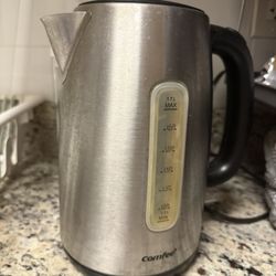 Electric Stainless Steel Water Boiler – 1.7L Fast Boil – $10 – Brookline Pickup