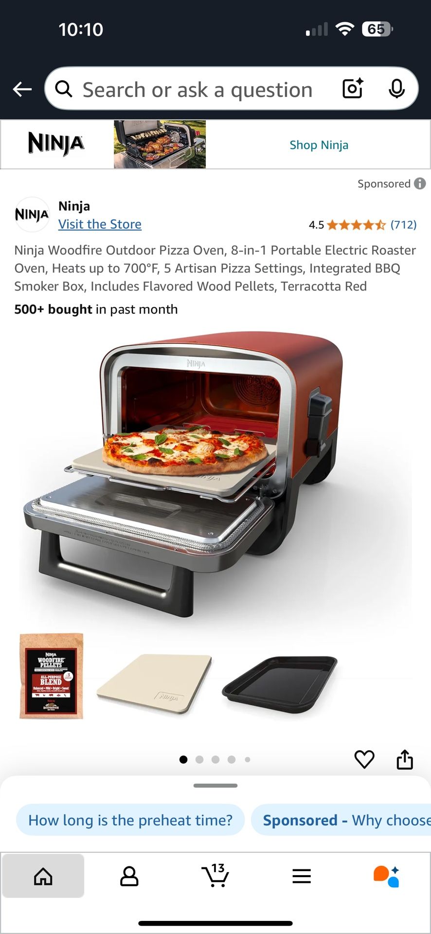2 Different NEW Ninja Woodfire Outdoor Grills And 1 Stand