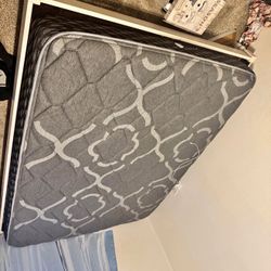 Queen Bedframe And Mattress New New $300 All