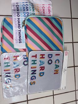 I Can Do Hard Things Pouch and Mouse Pad Set