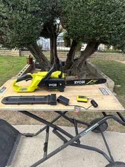 Ryobi 40V 16-Inch Cordless Chainsaw with Charger